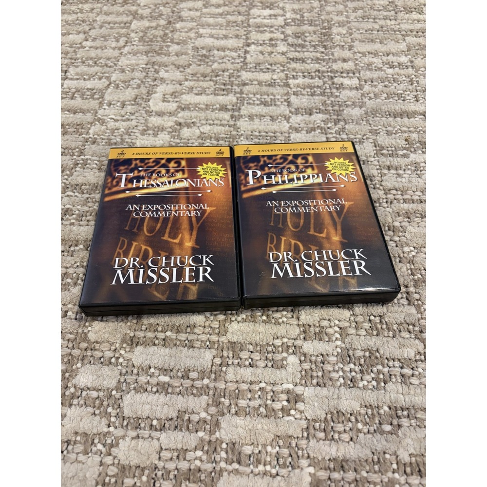 Chuck Missler Bible Study DVD Set Thessalonians & Philippians Commentary 7-DVD
